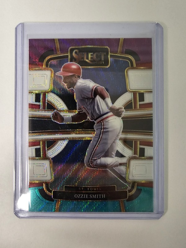 2024 Panini Select - Tri-Color Prizm - Concourse #31 Ozzie Smith