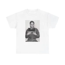 Elvis Presley Tshirt Mugshot Vintage Nashville The King Merch Unisex Heavy Tee