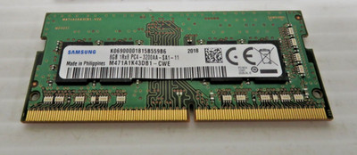 Samsung 8GB 1Rx8 PC4-3200AA SODIMM Memory M471A1K43DB1-CWE