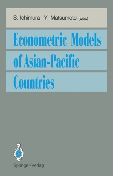 Shinichi Ichimura (U. A.) | Econometric Models Of Asian-Pacific Countries | Buch-image