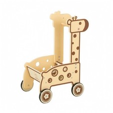 Giraffe Push Push Cart Activity Center Child Toy Anti-Slip Wheels for Toddlers