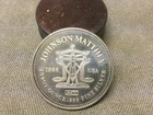 1986 Johnson Matthey, Freedom The American Way 1 oz Silver Round
