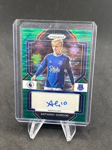 2022 Panini Prizm Premier League Anthony Gordon Auto Green Choice Prizm #S-AGO