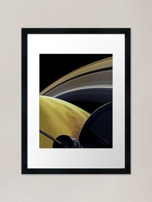 Grand Finale - One of Cassini�Las Framed Wall Art Poster Canvas Print Picture