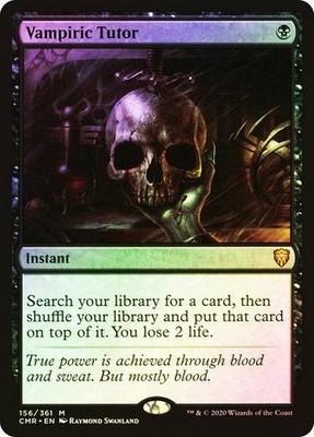 Vampiric Tutor *Foil* - CMR - NM - Magic The Gathering - MTG