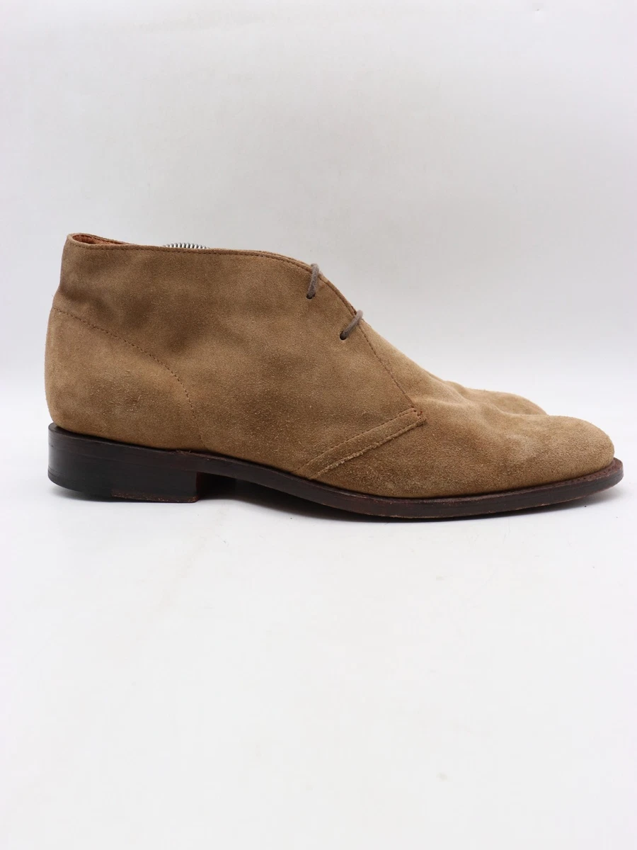 J Crew Mens Vintage Chukka Shearling Slippers Size‎ 12–13 Suede Suede Faux-shearling Chukkas For Men | J.Crew main image 4