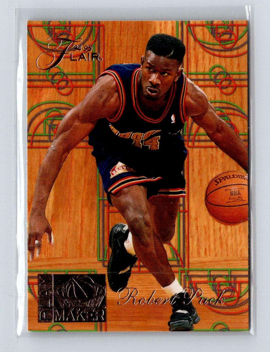 1994-95 Flair Play Maker #5 Robert Pack Denver Nuggets