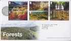 GB ROYAL MAIL FDC FIRST DAY COVER 2019 FORESTS STAMP SET TALLENTS PMK