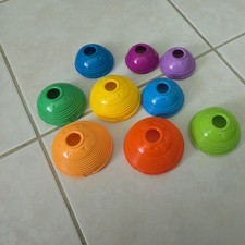 Baby Fisher-Price Multi-Color Stacking Cups Learning Toy One Size 9pcs