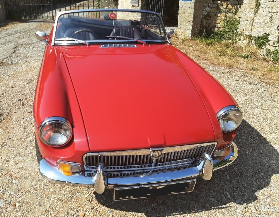 1967 MGB Roadster Finished In Tartan Red New Heritage Shell 5 Speed Box