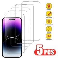 Tempered Glass for iPhone 17 16 15 14 13 12 11 Pro Max Max Screen Protector
