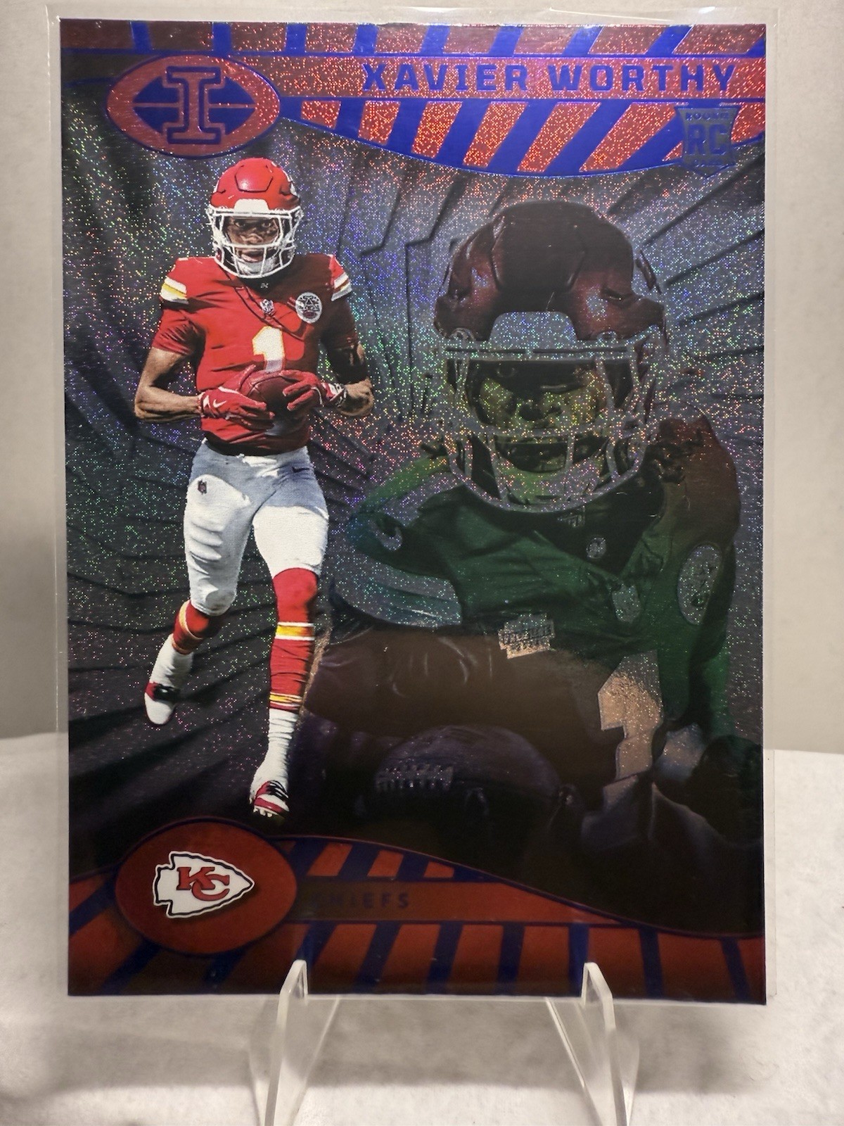 2024 Panini Illusions - Xavier Worthy #45 Trophy Collection Dots (RC)