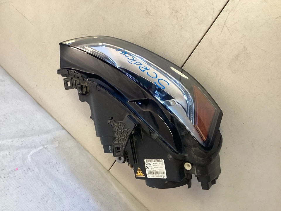 2013-2014-2015-2015 AUDI A4 XENON HEADLIGHT COMPLETE RIGHT RH PASSENGER USED OEM - Image 3 of 4