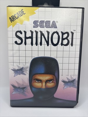Shinobi Sega Master System 1988 Complete CIB Tonka Release Tested (021)