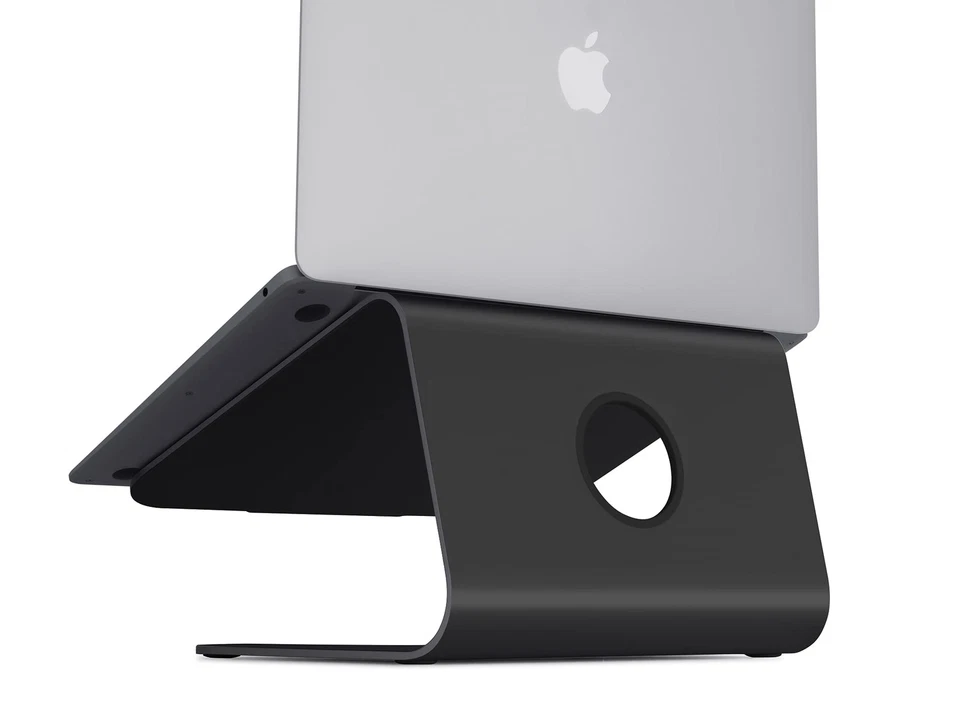 Soporte para portátil mStand negro para MacBook Pro Air 5,9 pulgadas de altura Foto 3 de 4