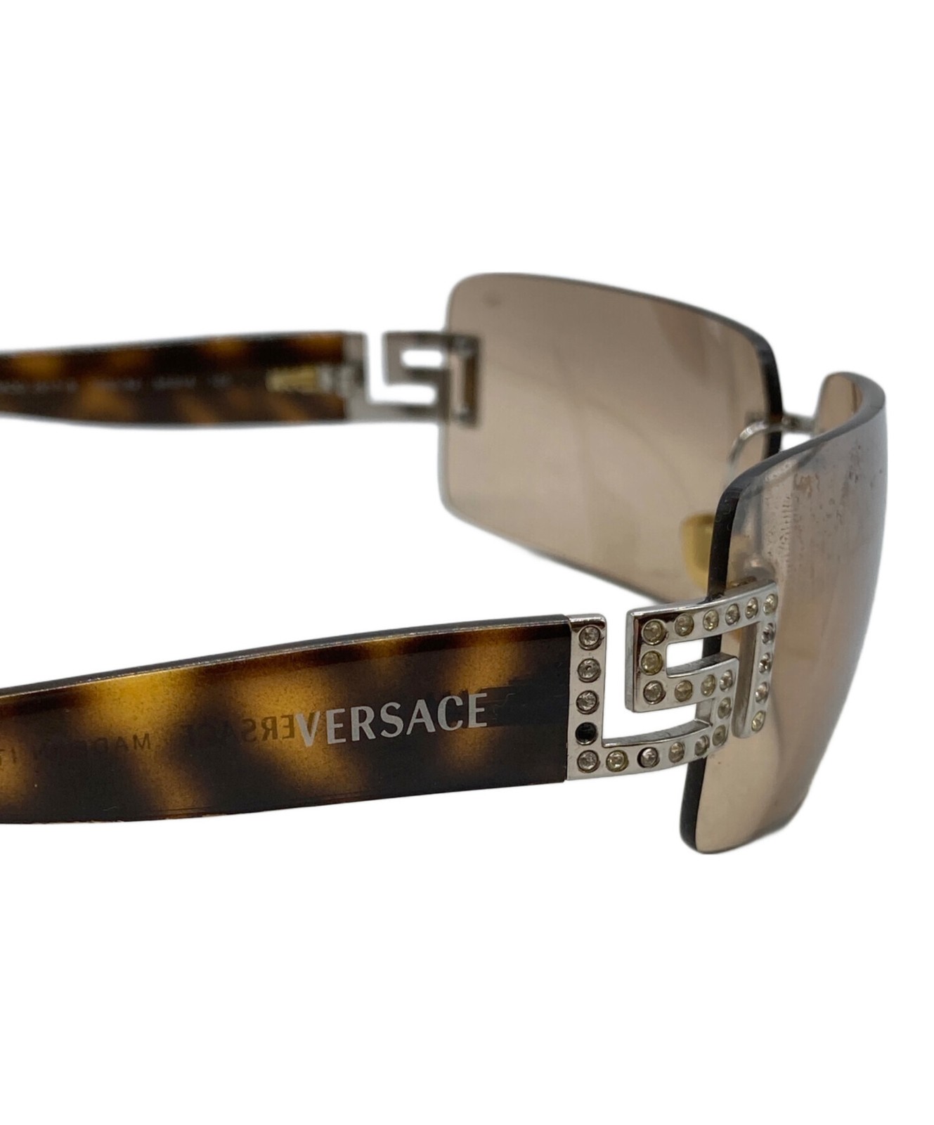 VERSACE Rimless Side Logo Sunglasses 2017-B Men's Used - Case Included 5 thumbnail 4