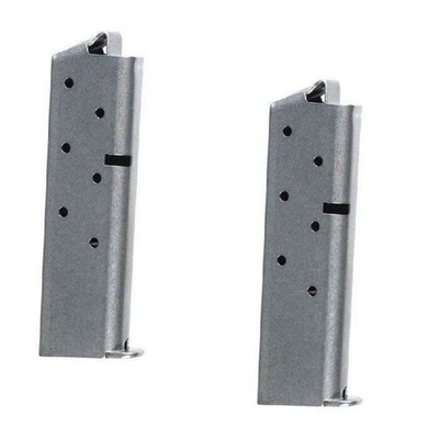 2-PACK Fits Colt Mustang Plus II & Government 380acp 7rd Stainless Mag