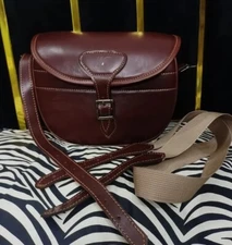 Handmade Leather Cartridge Bag | Real Cowhide Hunting Ammo & Shooting Pouch