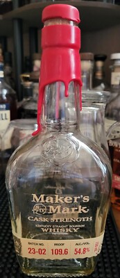 Maker's Mark Cask Strength Empty Bottle Batch 23-02