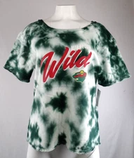 Minnesota Wild NHL Women's Touch Stadium Tie-Dye Open Back T-Shirt