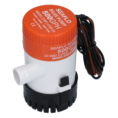 #ad 500GPH Bilge Pump SEAFLO 12V Boat Marine Yacht Submersible Water Pump 3 4quot; Dia $32.99