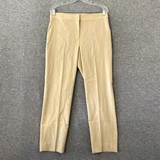 NEW St. John Women's Size 8 Beige Wool Tapered Leg Emma Dress Pants
