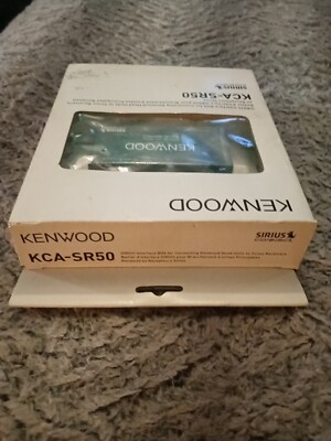 Kenwood KCA-SR50 SIRIUS Interface Box for Kenwood Head Units New In Box