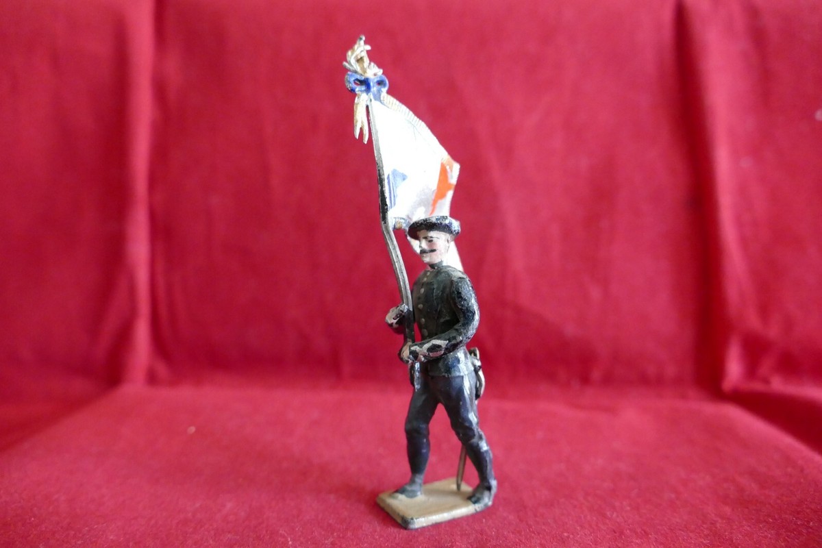 CBG Mignot Imperial Guard Napoleon - CHASSEURS A PIED (1812) Flag Bearer NICE | #472058390