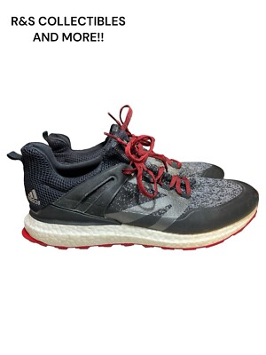 Adidas Crossknit Boost Golf Shoe Black Athletic Sport Q44684 Size 10