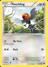 Pokemon Fletchling (113/146) XY LP