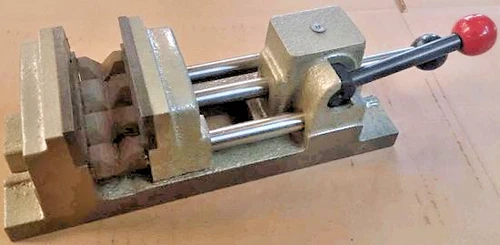 3" Quick Grip Drill Press Vise with Ground Sides