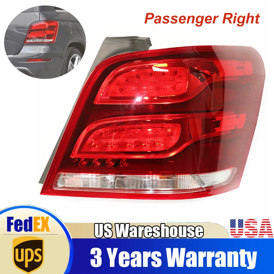 For 2013 2014 2015 Mercedes Benz GLK250 350 Rear Tail Lamp Tail Light Right Side - Image 2 of 4