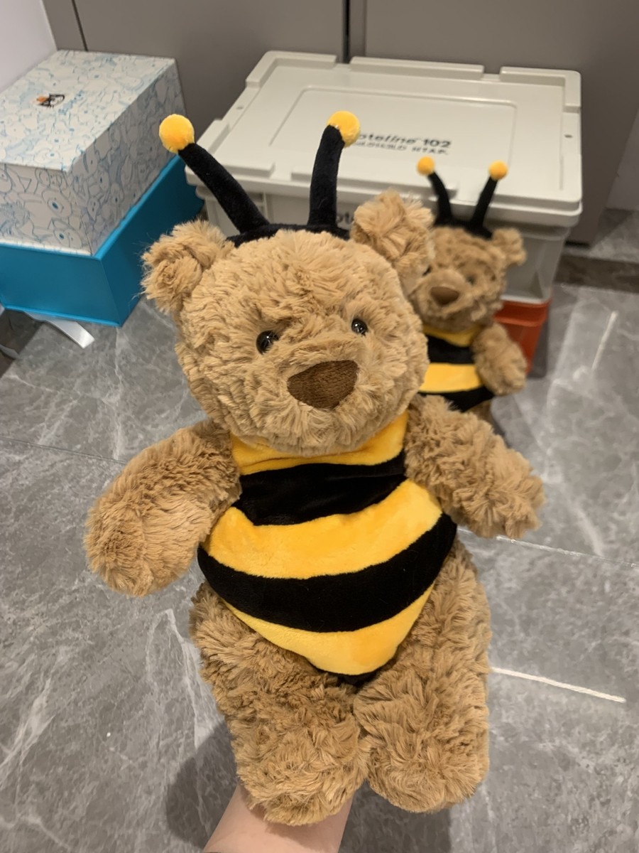  Bartholomew Bear Bumblebeeくまハチ Authentic Jellycat Bartholomew Bear 'Bumblebee' New With