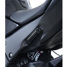 R&G Rear Footrest Blanking Plate Kawasaki Zx10 R 2016 BLP0006BK