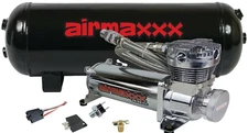 airmaxxx Chrome 480 Compressor with 3 Gal Tank 90/120 Switch Air Ride Kit