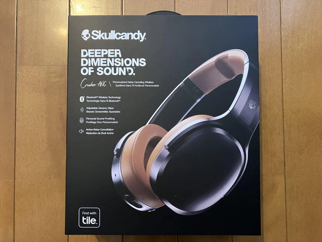 Skullcandy CRUSHER ANC Black Tan with Box