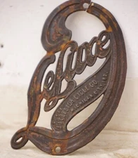 Deluxe Excelsior Cycle Company Vintage Antique Head Badge Headbadge 20s Indiana