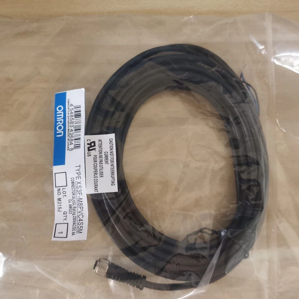 CABLE DE CONEXIÓN 1 PIEZA NUEVO OMRON XS3F-M8PVC4S5M 5M ENVÍO RÁPIDO Foto 2 de 4