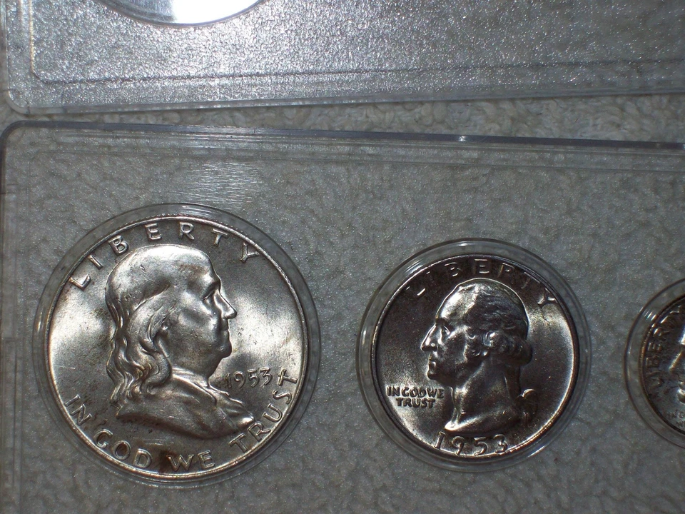 1953 D MINT SET CHOICE UNCIRCULATED ALBUM TONING - Image 4 of 4