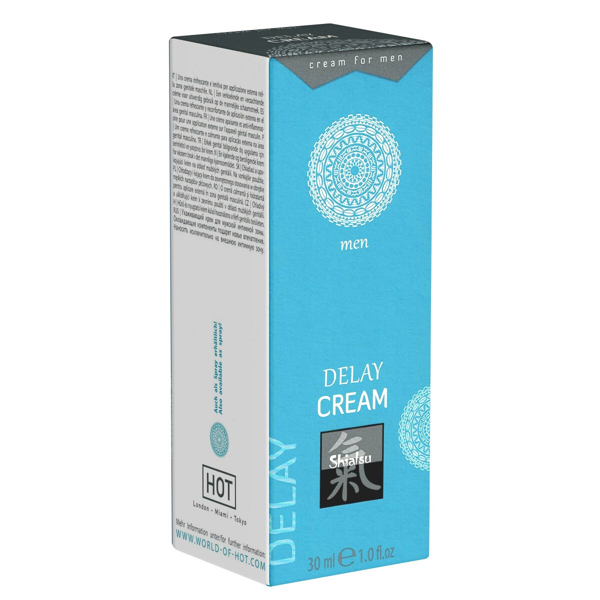 Shiatsu Delay Cream 30ml Verzögerungscreme für Männer um Orgasmus zu verzögern
