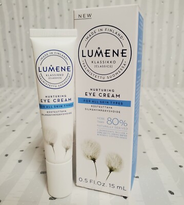 Lumene Classics Nurturing Eye Cream 0.5 fl oz/15 mL Made in Finland