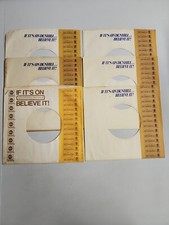 45 RPM 7" RECORD SLEEVES CO. SLEEVE 6 PACK SEE PHOTOS - ABC Dunhill SLV46