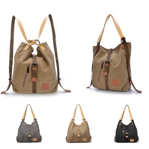 canvas backpack handbag