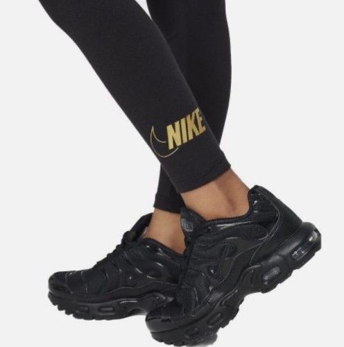 NEW Nike Girl's Size 5 Tracksuit Shine - Black/Gold (36L434-023) - Picture 13 of 13