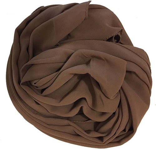 CALIDAD Bufanda Hijab Chifón Satén Arrugas Flor Liso Suave Bufanda Chal - Imagen 40 de 115