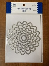 NEW Love Nicole Embossing Die Set - Nesting Wavy Circles STC 270