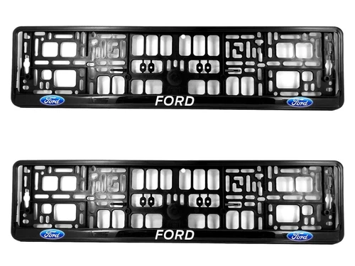 2x car number plate frame surround holder for Ford gel domed best fit *LICENCED* - Picture 3 of 3