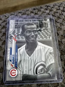 2020 Topps Update #U-158 Ernie Banks SSP Super Short Print RARE Pack Fresh Cubs