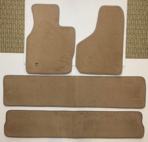 Tan Avery Sport Carpet 3-Row Floor Mats for 2000-2005 Ford Excursion
