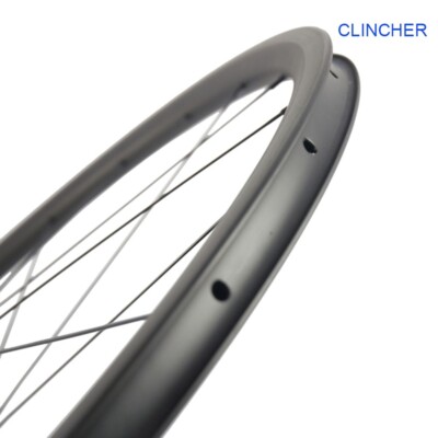 700C 88mm Clincher Track Carbon Wheels Fixed Gear Rear Clincher